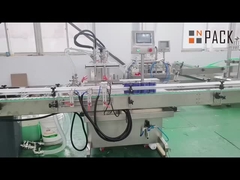 2 nozzle mesin pengisian botol cair sepenuhnya otomatis kaleng lini produksi