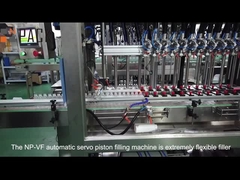 Otomatis Servo Motor Plc Control 50ml-500ml Botol Plastik Pet Cuci Tangan Mesin Pengisi