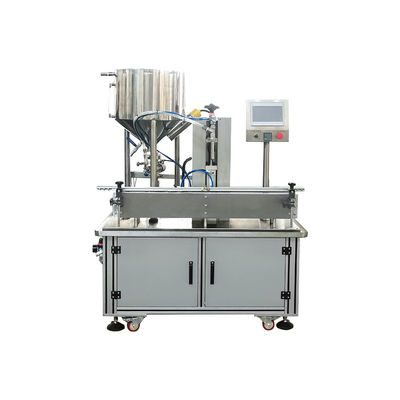5g-50g Single Head Lobe Pump Lotion Glass Cream Cosmetic Jar Filling Machine (Mesin Pengisian Botol Kosmetik)