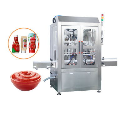 Npack Otomatis Tipe linier Tomat Paste Volumetric Pengisian Sealing Mesin kemasan