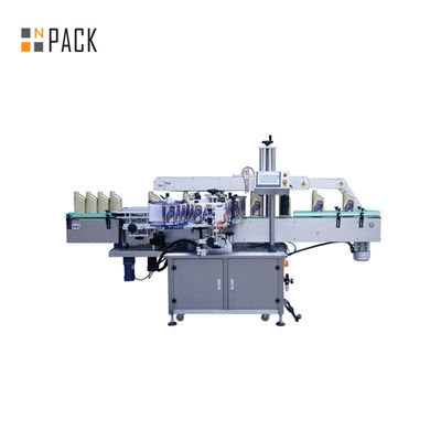 Otomatis Kecepatan Tinggi Double Side Sticker Label Applicator Mesin Untuk Toples