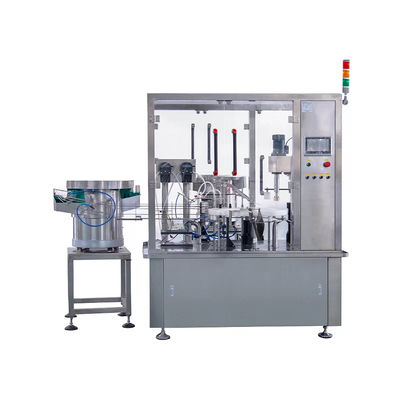 Otomatis Kecepatan Tinggi Botol Kecil 10ML E Jus Monoblock Filler Capper Mesin