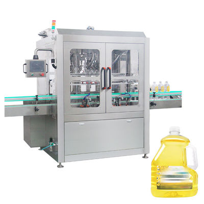 Npack Otomatis Tipe linier Lini Produksi Minyak Bunga Matahari Pengisian Capping Label Line