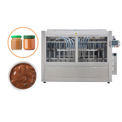 Mesin Penuh Botol Cokelat Pump Piston Otomatis
