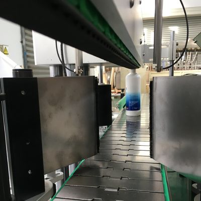 Npack PLC Control Mesin Pelabelan Dua Sisi Otomatis untuk Botol Plastik Bulat dan Lintang
