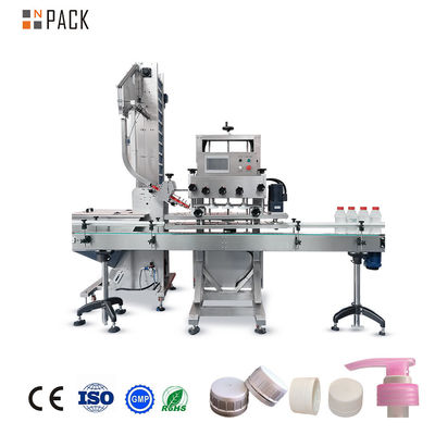 Npack Full Automatic Wine Liquor Spray Perfume Botol Capping Mesin dengan kontrol PLC